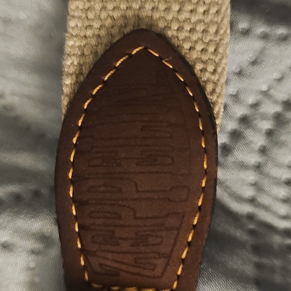 Zeppelin Tan Belt with Fish Embroidery - Picture 2 of 8